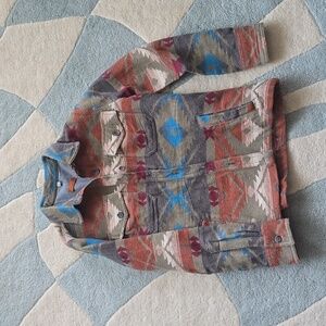 Scully Womens Southwest Pattern Jacket